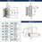 Decorative Hinges Steel Polished Chrome Cabinet Hinge 2