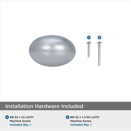 Vaile Zinc Polished Chrome Cabinet Knob 3