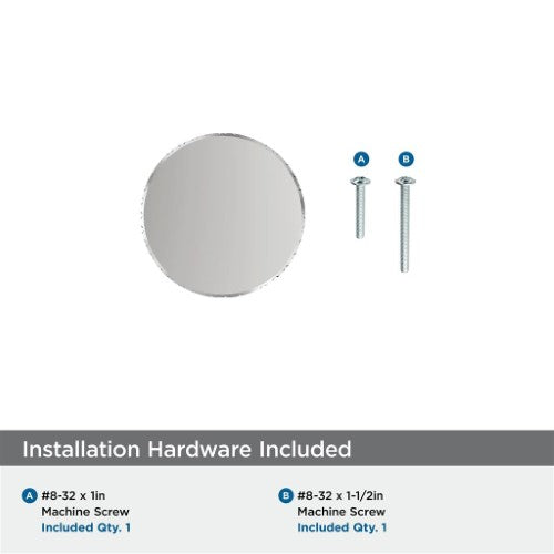 Balata Zinc Polished Chrome Cabinet Knob 8
