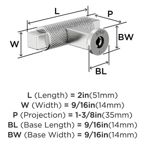 Balata Zinc Polished Chrome Cabinet Knob 6