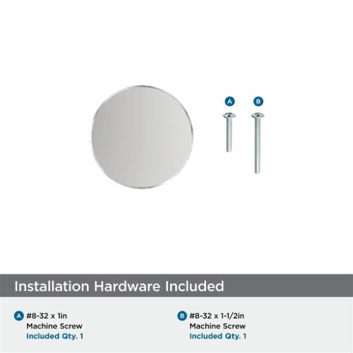 Balata Zinc Polished Chrome Cabinet Knob 7