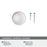 Ballard Zinc Polished Chrome Cabinet Knob 7