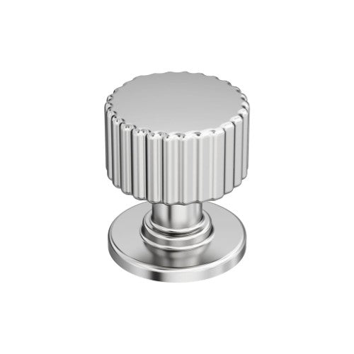 Ballard Zinc Polished Chrome Cabinet Knob 1