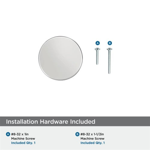 Balon Zinc Polished Chrome Cabinet Knob 8