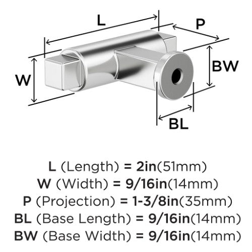 Balon Zinc Polished Chrome Cabinet Knob 6