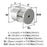 Balon Zinc Polished Chrome Cabinet Knob 4