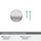 Bronx Zinc Polished Chrome Cabinet Knob 3
