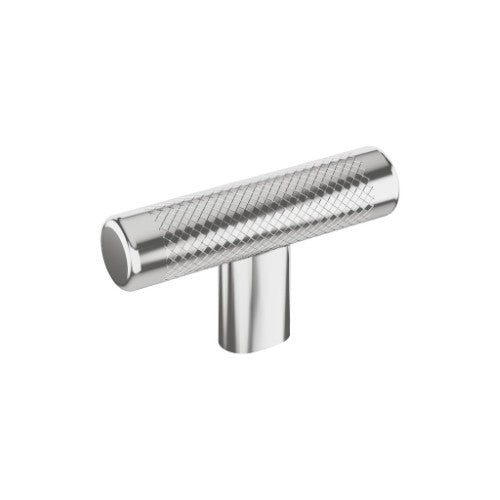 Bronx Zinc & Stainless Steel Polished Chrome Cabinet Knob 1