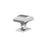 Candler Zinc Polished Chrome Cabinet Knob 2