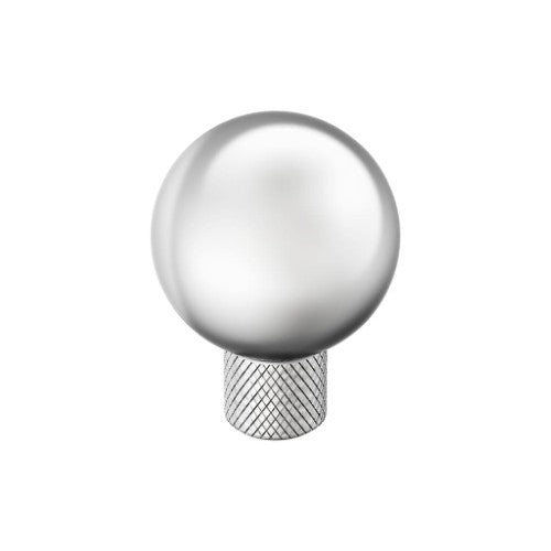 Collet Zinc Polished Chrome Cabinet Knob 1