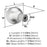 Cowrie Zinc Polished Chrome Cabinet Knob 2