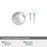 Faircrest Zinc & Steel Polished Chrome Cabinet Knob 5