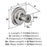 Faircrest Zinc & Steel Polished Chrome Cabinet Knob 3