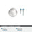 Farewind Zinc Polished Chrome Cabinet Knob 5