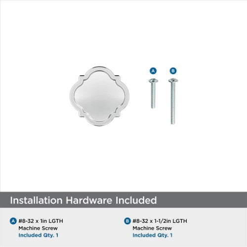 Grace Revitalize Zinc Polished Chrome Cabinet Knob 6