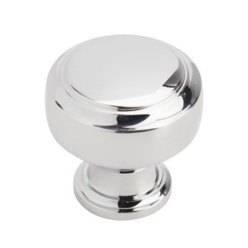 Highland Ridge Zinc Polished Chrome Cabinet Knob 1