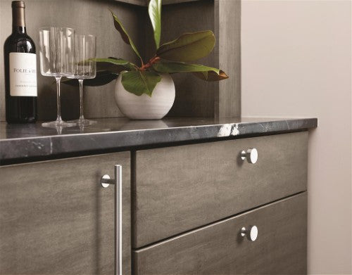 Radius Stainless Steel Polished Chrome Cabinet Knob 5