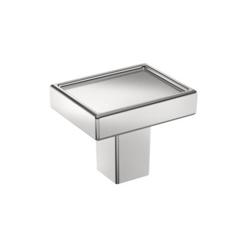 Rockhurst Zinc Polished Chrome Cabinet Knob 2
