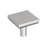 Chamfered Edge Zinc Polished Chrome Cabinet Knob 1