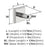 Chamfered Edge Zinc Polished Chrome Cabinet Knob 2