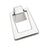 Blackrock Zinc Polished Chrome Cabinet Pull 1