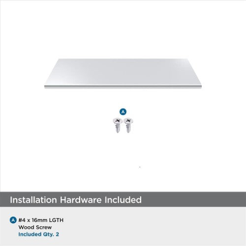 Edge Pulls Aluminum Polished Chrome Cabinet Pull 10