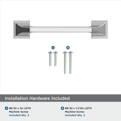 Exceed Zinc Polished Chrome Cabinet Pull 20