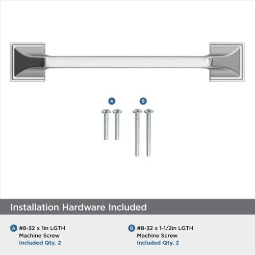 Exceed Zinc Polished Chrome Cabinet Pull 21