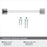 Exceed Zinc Polished Chrome Cabinet Pull 22