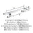 Monument Aluminum Polished Chrome Cabinet Pull 14