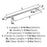 Radius Stainless Steel Polished Chrome Cabinet Pull 13