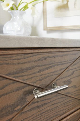 Radius Stainless Steel Polished Chrome Cabinet Pull 18