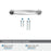 Renown Zinc Polished Chrome Cabinet Pull 17