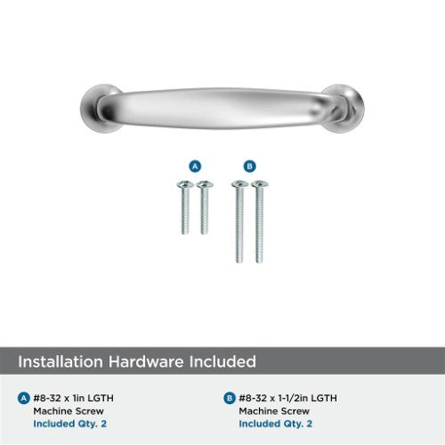 Renown Zinc Polished Chrome Cabinet Pull 17
