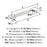 Stature Zinc Polished Chrome Cabinet Pull 11