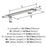 Stature Zinc Polished Chrome Cabinet Pull 14