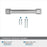 Surpass Zinc Polished Chrome Cabinet Pull 18