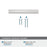 Metro Zinc Polished Chrome Cabinet Pull 11