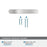 Rift Zinc Polished Chrome Cabinet Pull 9