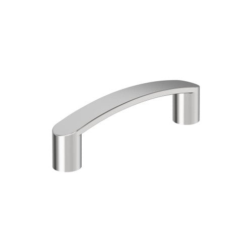 Rift Zinc Polished Chrome Cabinet Pull 1