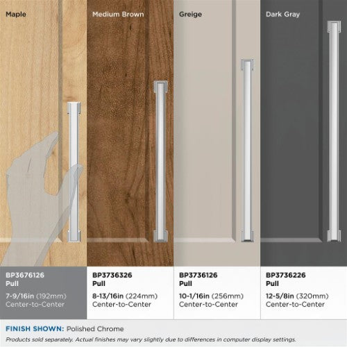 Appoint Zinc Polished Chrome Cabinet Pull 40