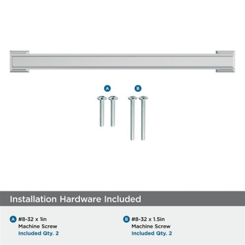 Appoint Zinc Polished Chrome Cabinet Pull 43