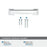 Appoint Zinc Polished Chrome Cabinet Pull 36