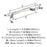 Bellamy Zinc Polished Chrome Cabinet Pull 12