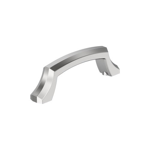 Bellamy Zinc Polished Chrome Cabinet Pull 1