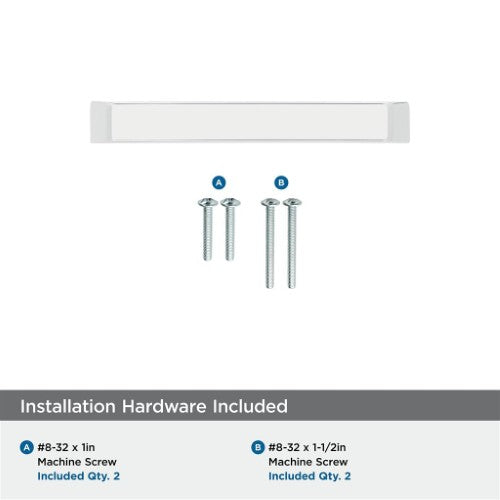 Blackrock Zinc Polished Chrome Cabinet Pull 42