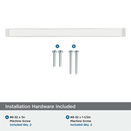 Blackrock Zinc Polished Chrome Cabinet Pull 48