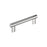 Bronx Zinc & Stainless Steel Polished Chrome Cabinet Pull 3