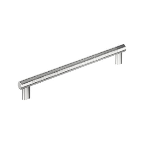 Bronx Zinc & Stainless Steel Polished Chrome Cabinet Pull 1