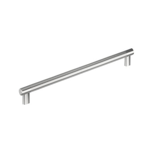 Bronx Zinc & Stainless Steel Polished Chrome Cabinet Pull 2